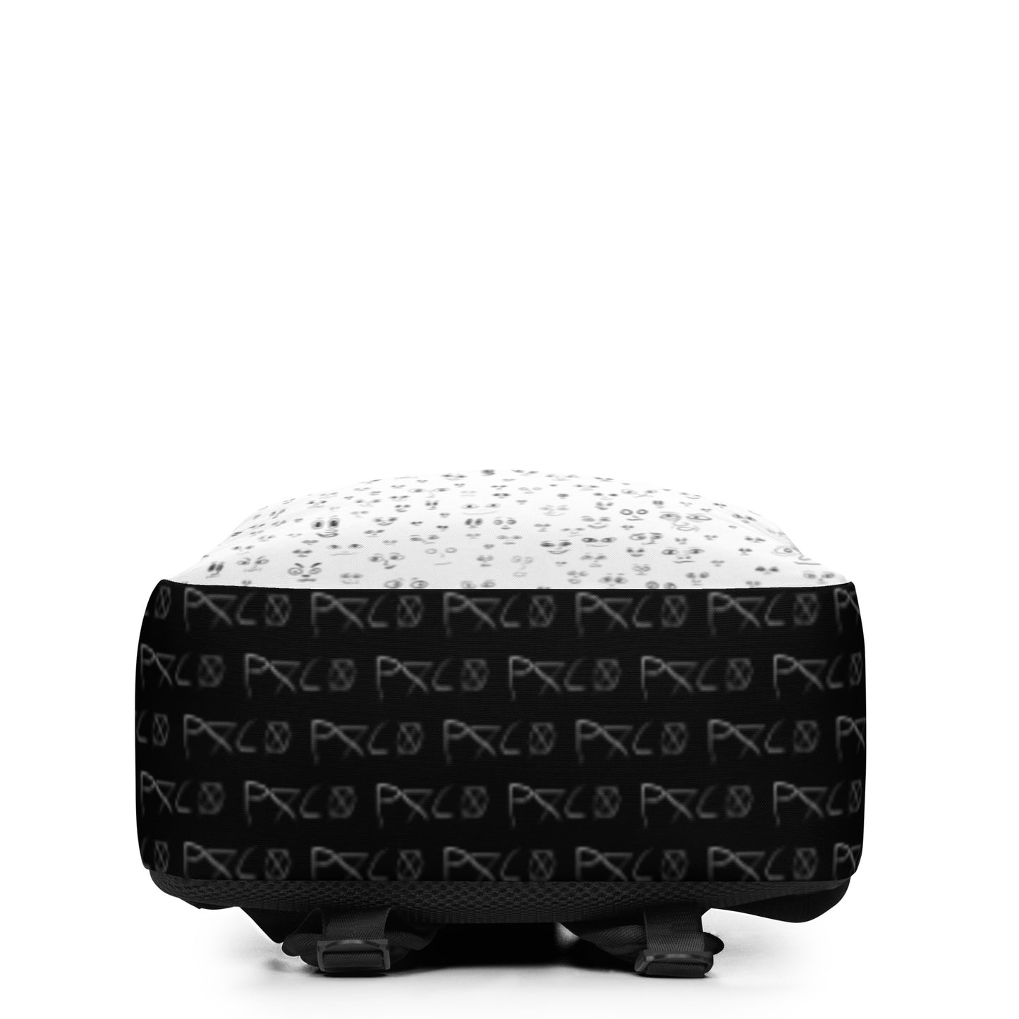 faces backpack (white)