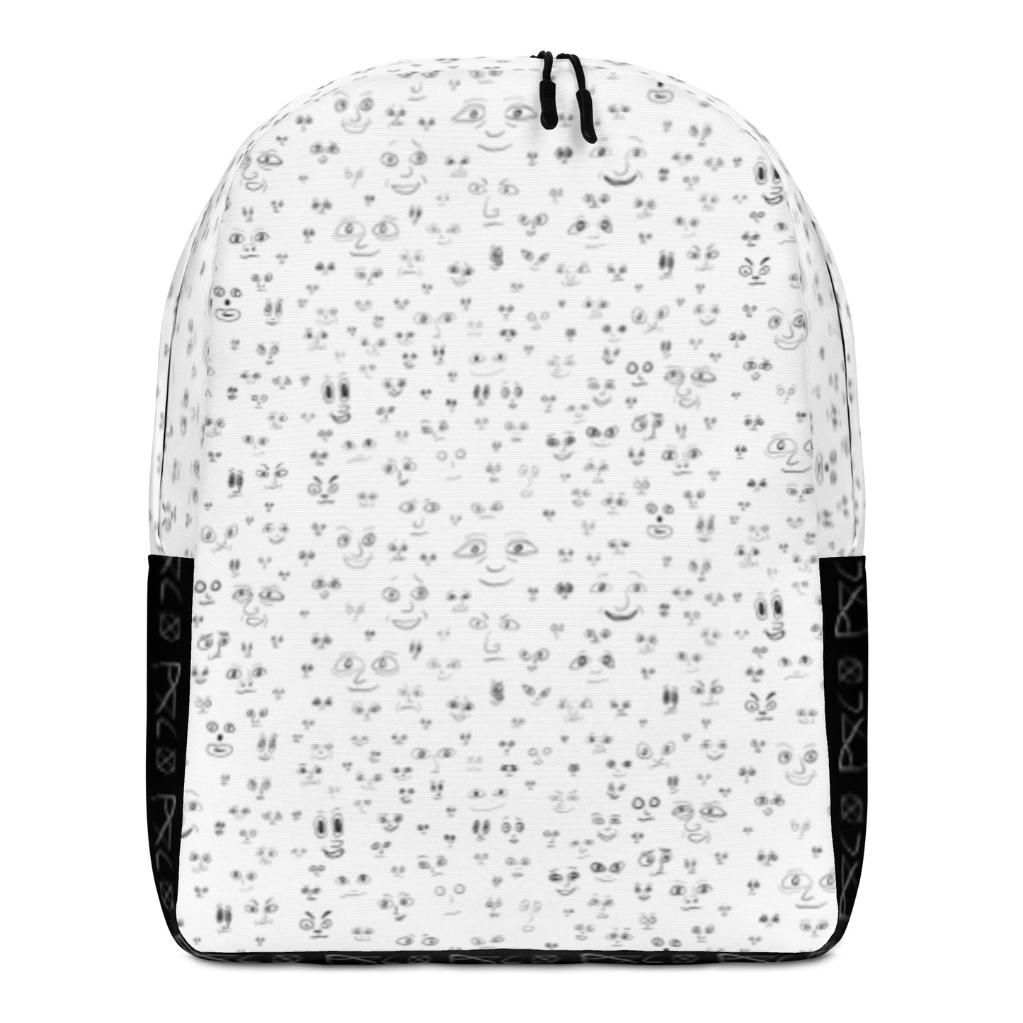 faces backpack (white)