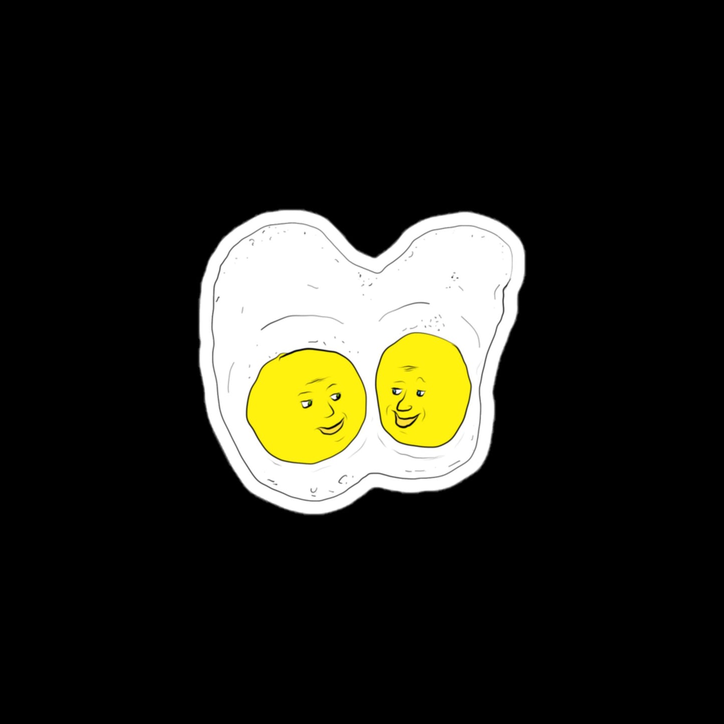 egg lovers sticker