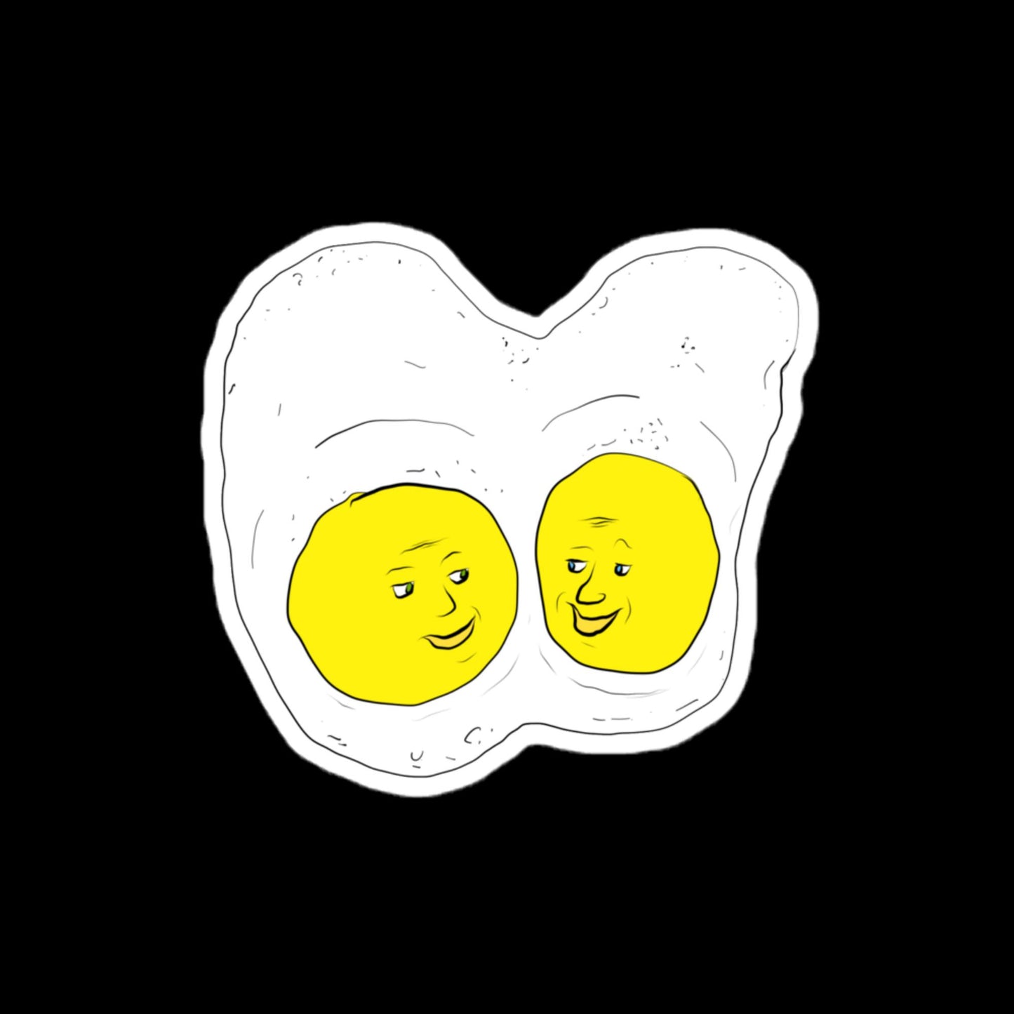 egg lovers sticker