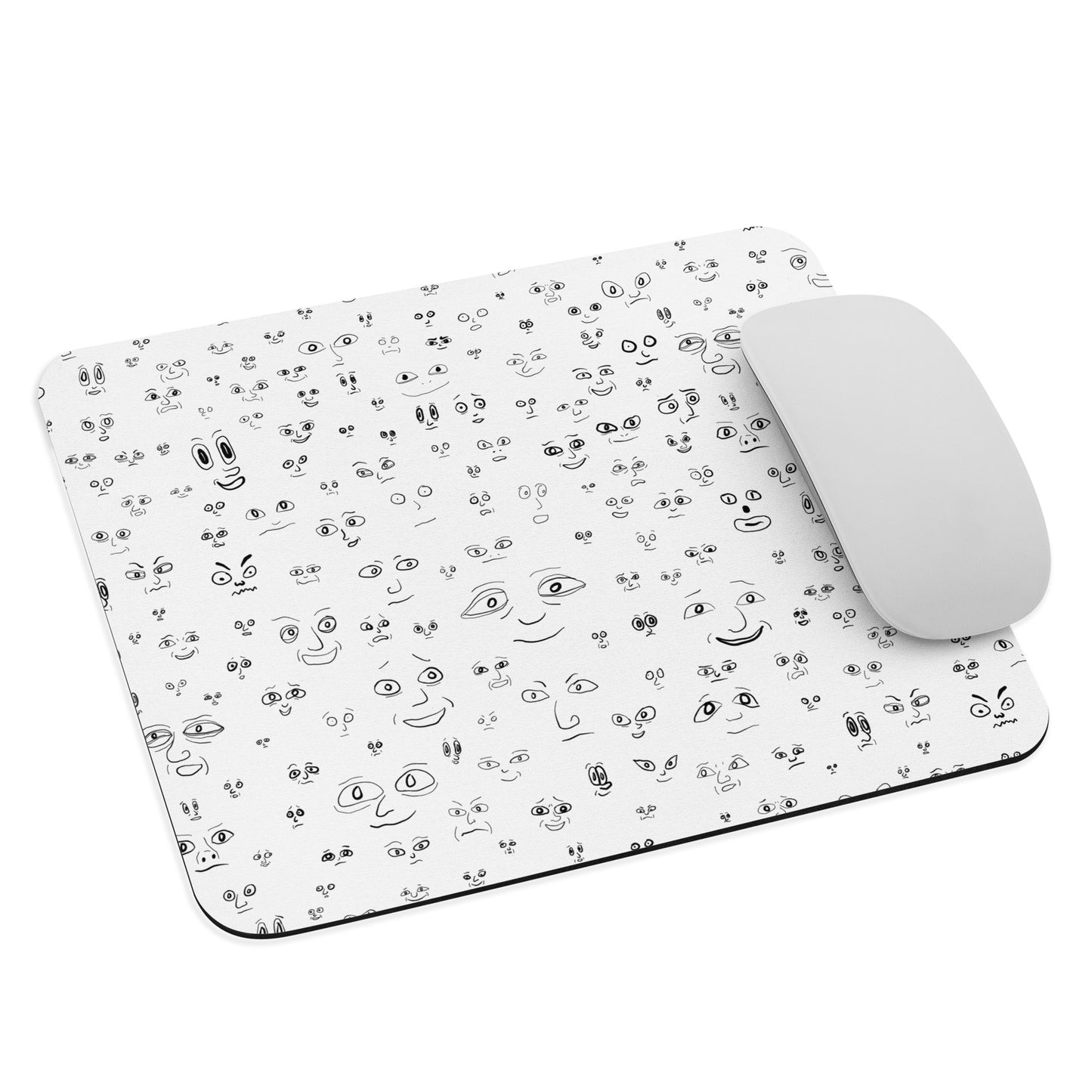 faces mouse pad