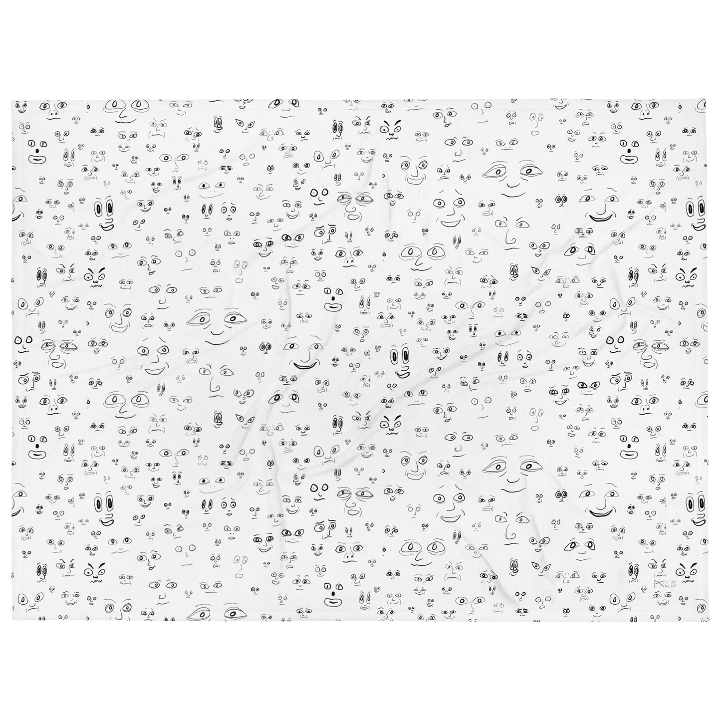 faces blanket