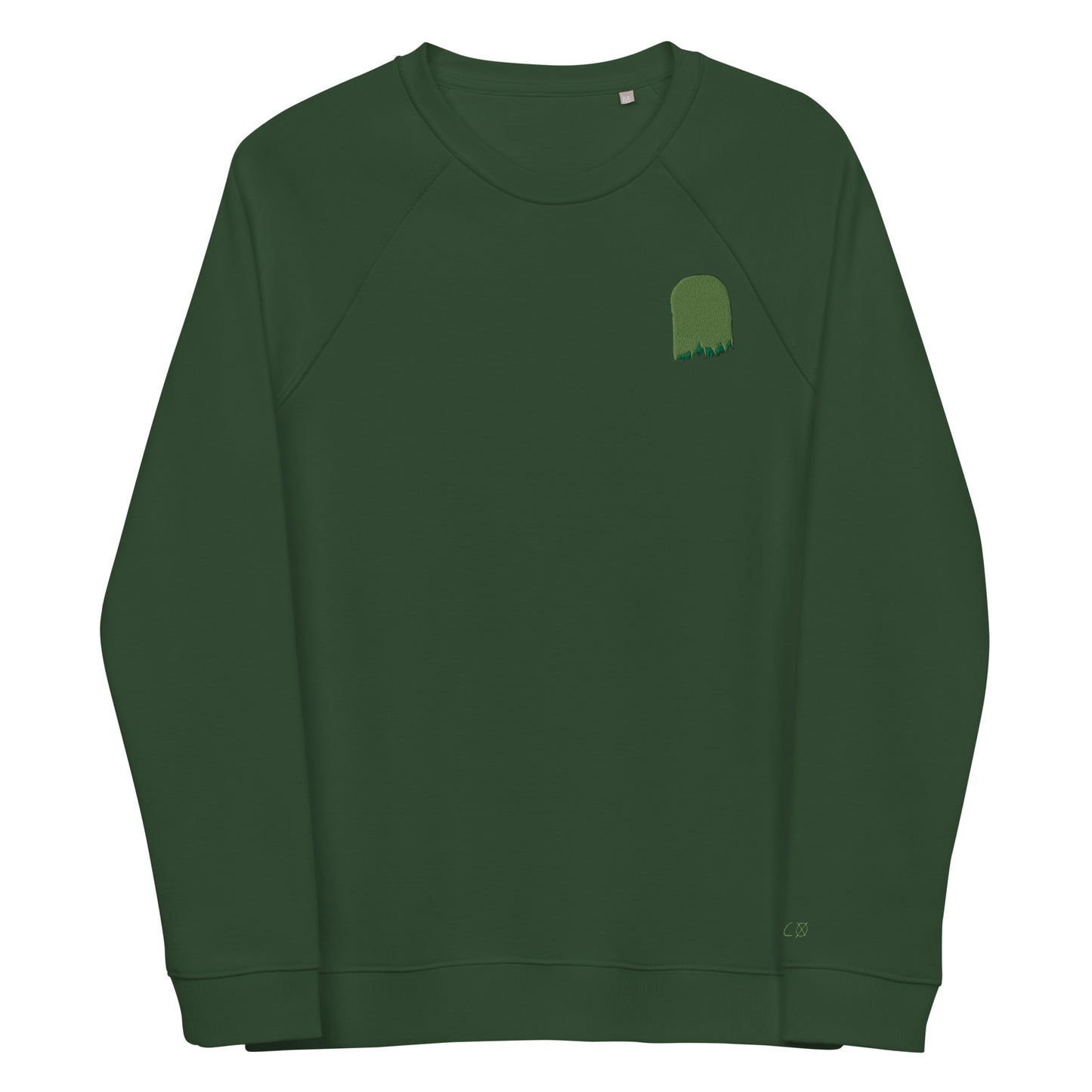 green ghost crewneck