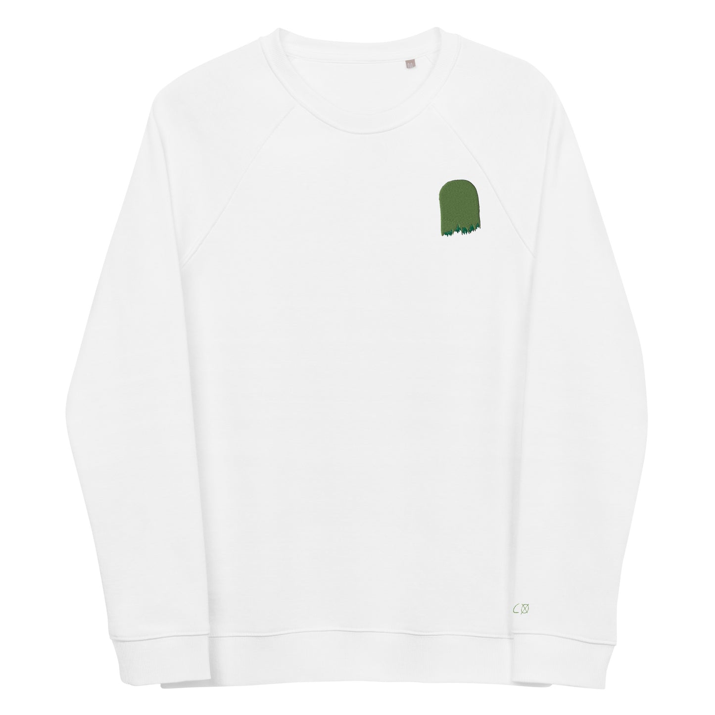 green ghost crewneck