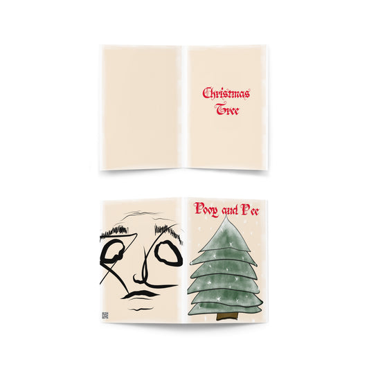 tree xmas card