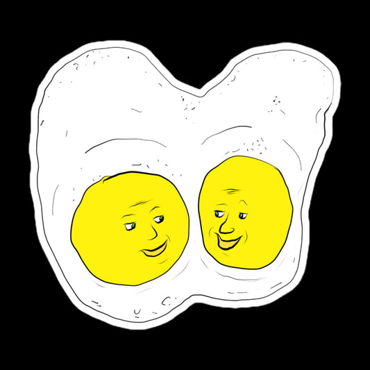 egg lovers sticker