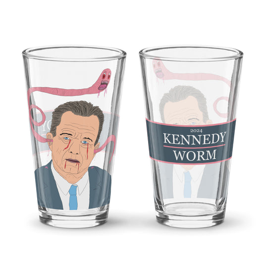 RFK/Worm 2024 pint glass