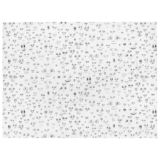 faces blanket