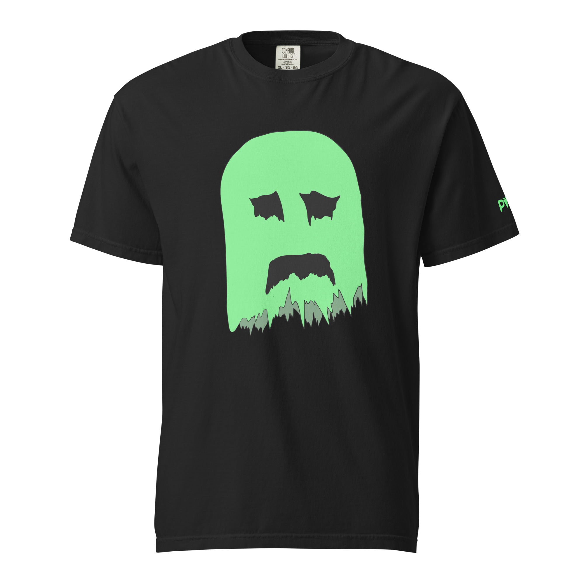 green ghost t-shirt – PizzaCoffee