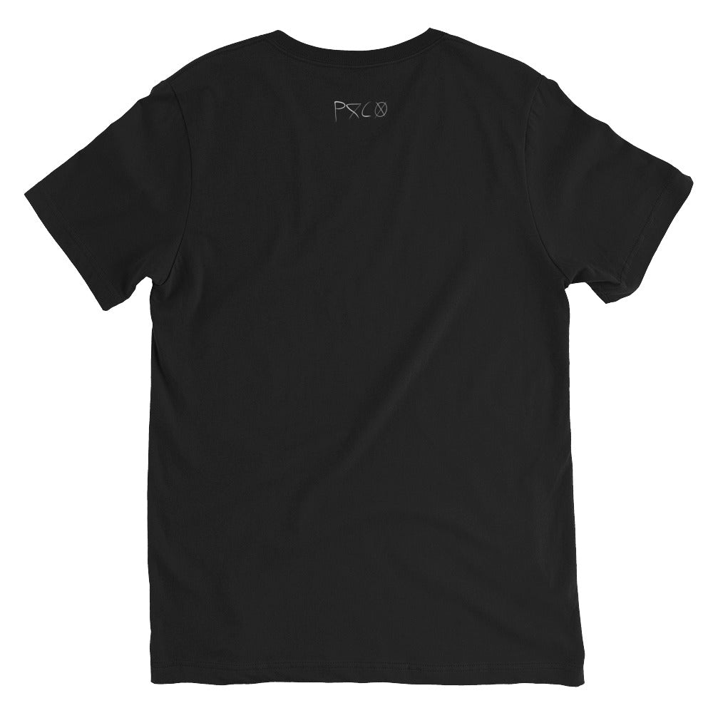 dog piss v-neck (black)