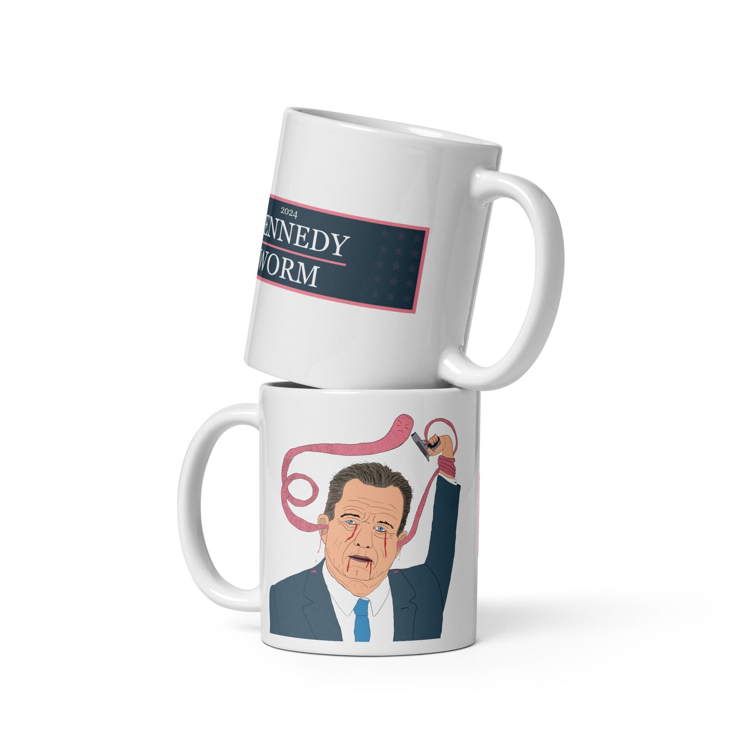 RFK/Worm 2024 mug (uncensored)